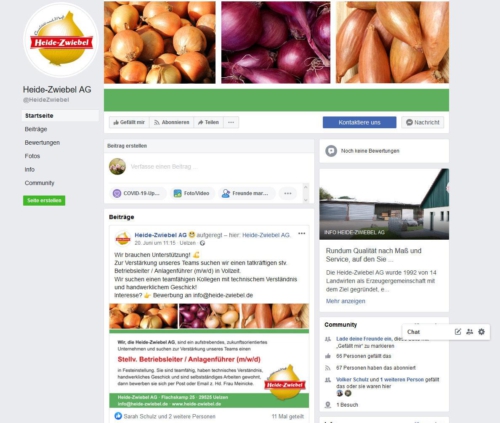 Heide-Zwiebel AG / Erzeugerorganisation für Speisezwiebeln in Kl. Süstedt 